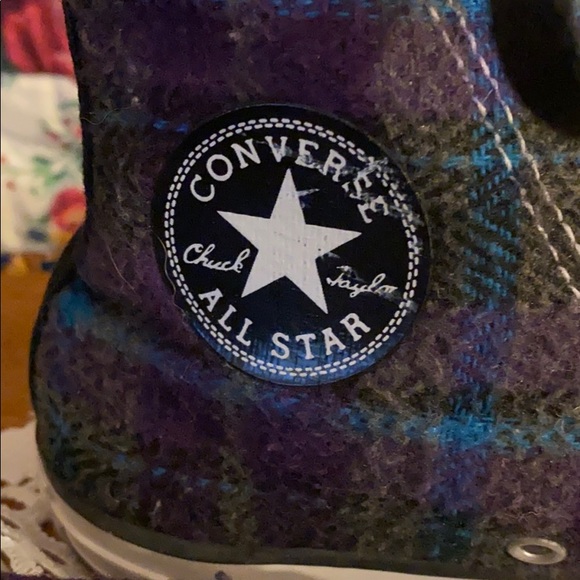 Converse All Stars plaid Cloth - Picture 3 of 8